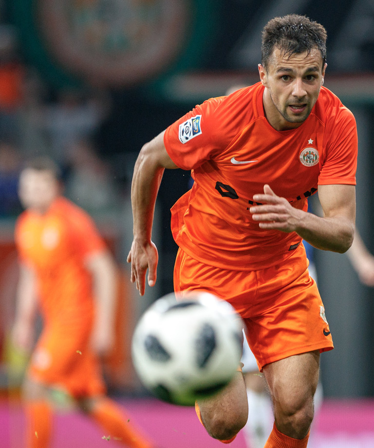 Alan Czerwiński w Zagłębiu przebiegł najwięcej / Pierwszy zespół / KGHM